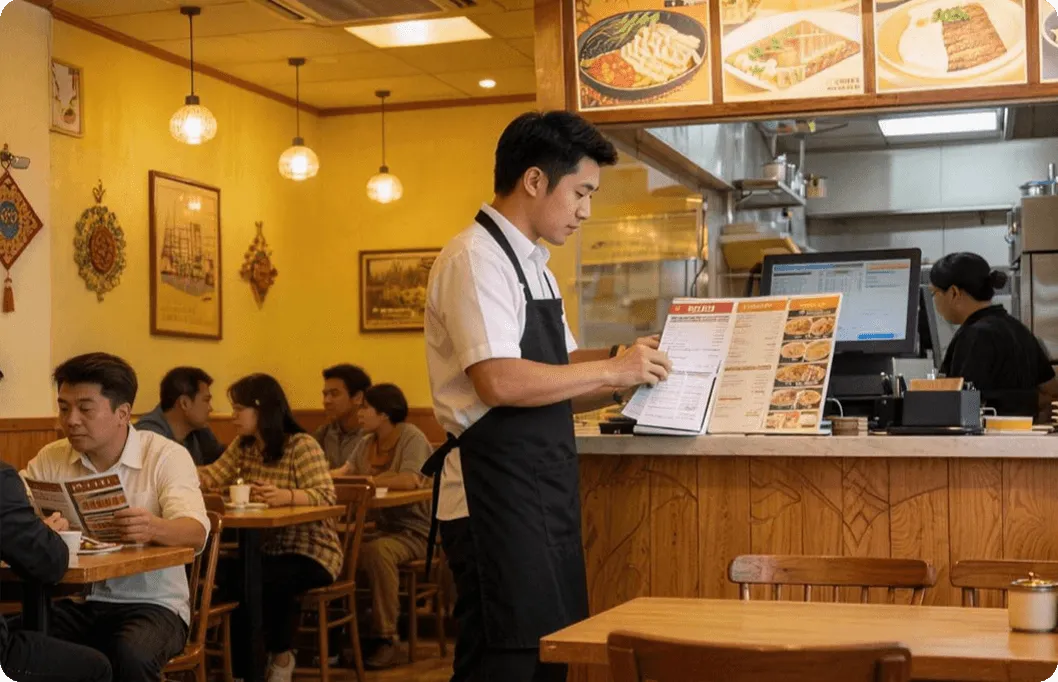 收钱吧正餐收银管理与门店服务场景